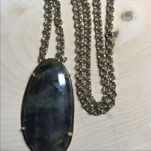 Stella and Dot 30” gemstone necklace